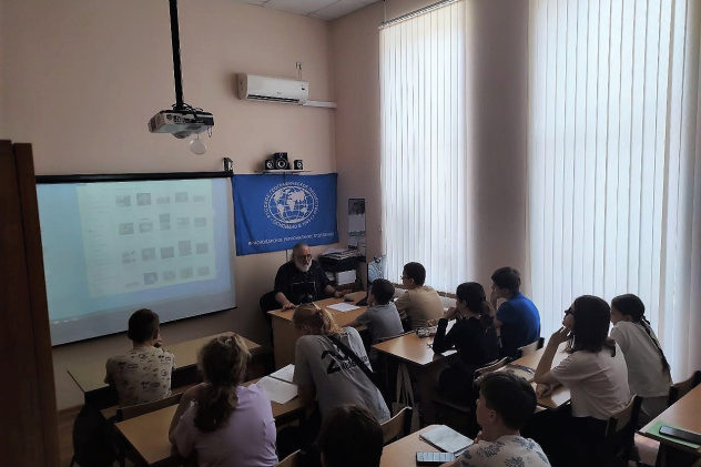 Встреча с членом Совета Краснодарского отделения РГО МК РГО "Академический" © А. В. Тальянский 