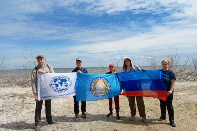 На берегу Цимлянского водохранилища