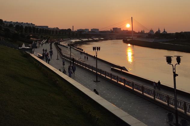 Набережная Тюмени