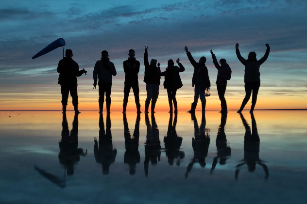 Закатный миг на озере Эльтон Закатный миг на озере Эльтон