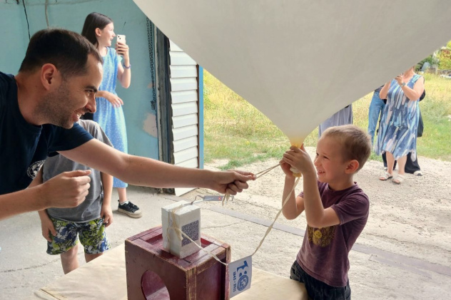 Запуск радиозонда Запуск радиозонда