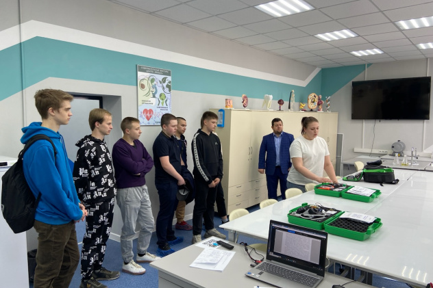 В одной из лабораторий