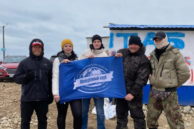 Гайдук Нина и Малиновский Владимир в штабе "Дельфины"