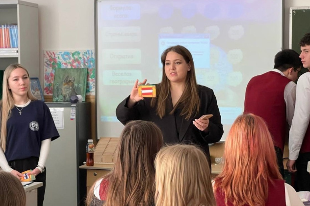 Мастер-класс МК РГО "Салют" в школе Армавира