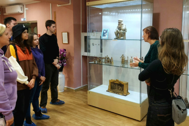 В музее города Кимры 