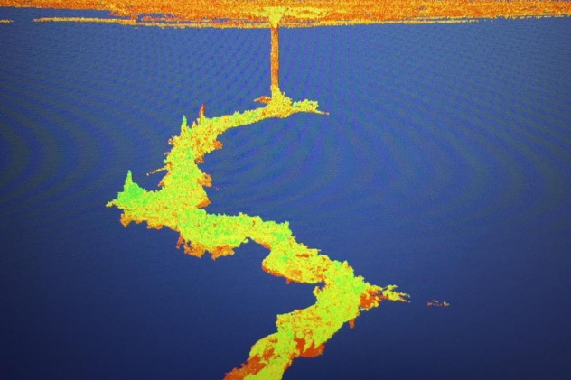 Просканированная часть пещеры Таврида 