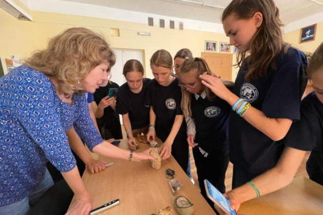 Геологическое строение региона участники смены изучили с Оксаной Крицкой