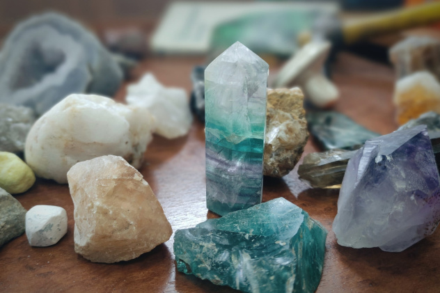 На встрече любителей минералов На встрече любителей минералов