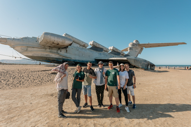 Ксения Гасица. Медиа-команда исследует экраноплан "Лунь"