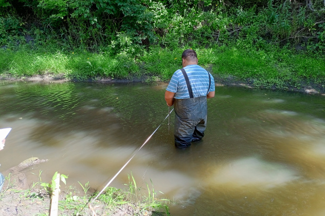 Построение профиля реки