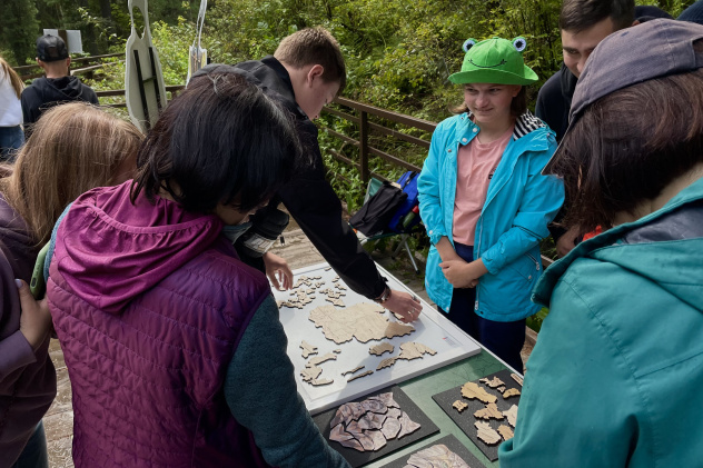 Акция ко Дню РГО на Корбу Акция ко Дню РГО на Корбу