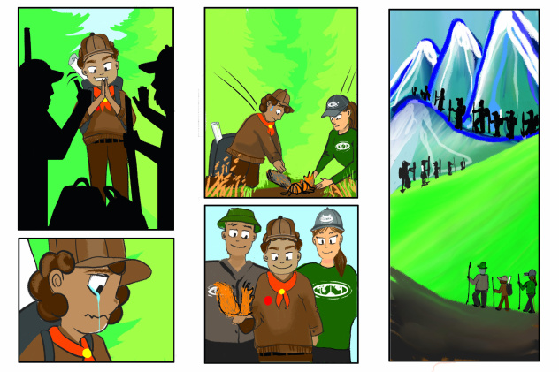 История о заветной мечте школьника старших классов В. об экспедиции.