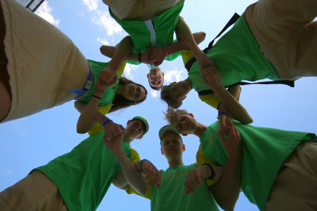 Участники профильной смены РГО "Мир открытий" в МДЦ "Артек"