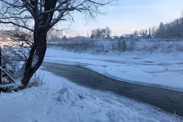 Река Майма в г. Горно-Алтайске