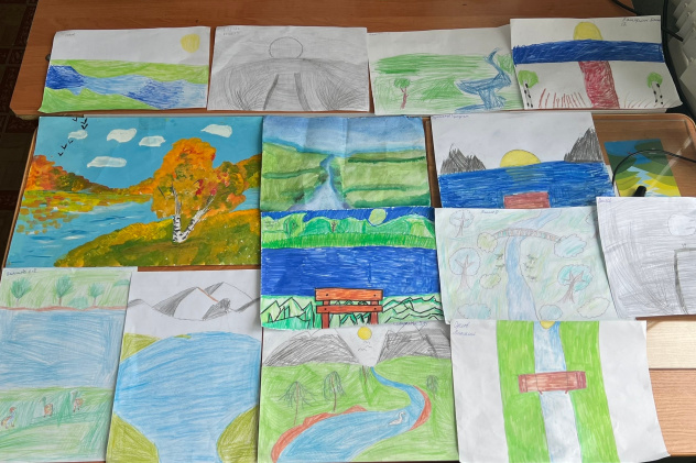 Рисунки участников 