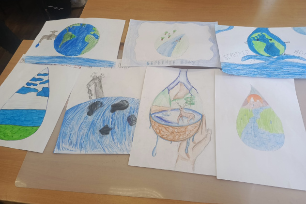 Творческие работы учащихся к Международному дню воды