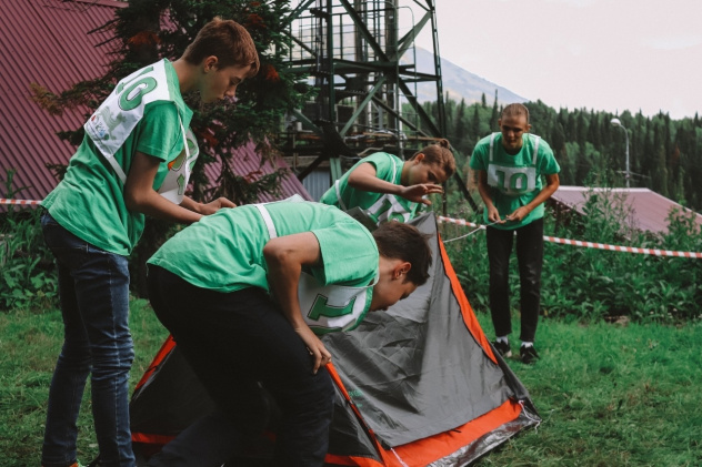 Соревнование "Организация полевой стоянки" Соревнование "Организация полевой стоянки"