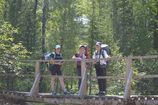 Навесной мост через реку Слюдянка Навесной мост через реку Слюдянка