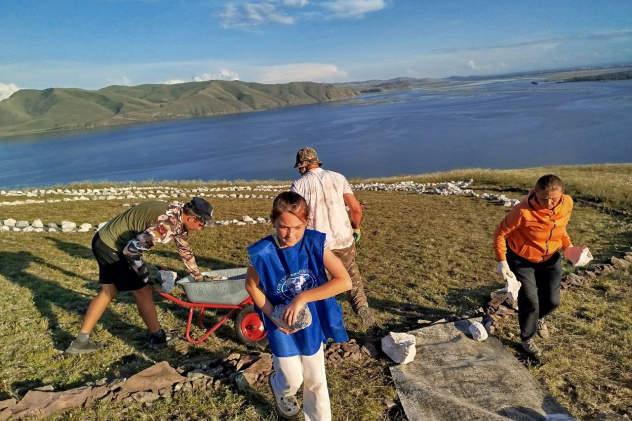 Выкладка геоглифа 