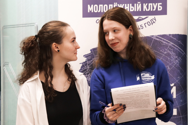 Полина Сечкина, руководитель просветительского направления и Зоя Головкова, руководитель научно-образовательного направления МК РГО г. Владимира