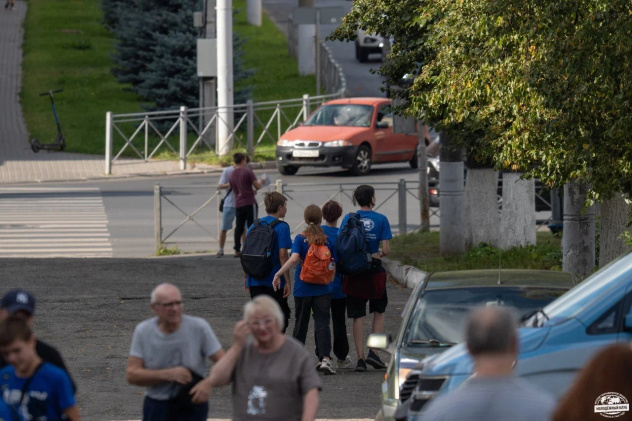 Команда "Геоподвалыши" на краеведческом соревновании Команда "Геоподвалыши" на краеведческом соревновании