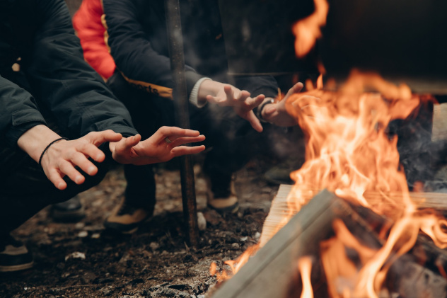 В специально отведённых местах на ООПТ можно разводить костёр