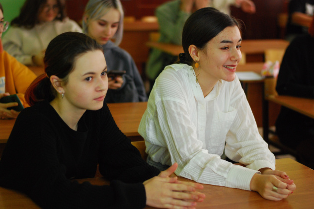 Юные слушатели экологических уроков в МБОУ "СОШ №32" г. Владимира