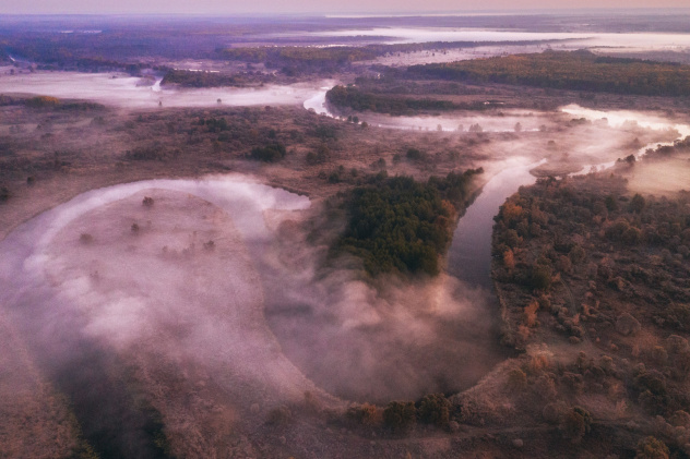 Вид на Воронинский заповедник