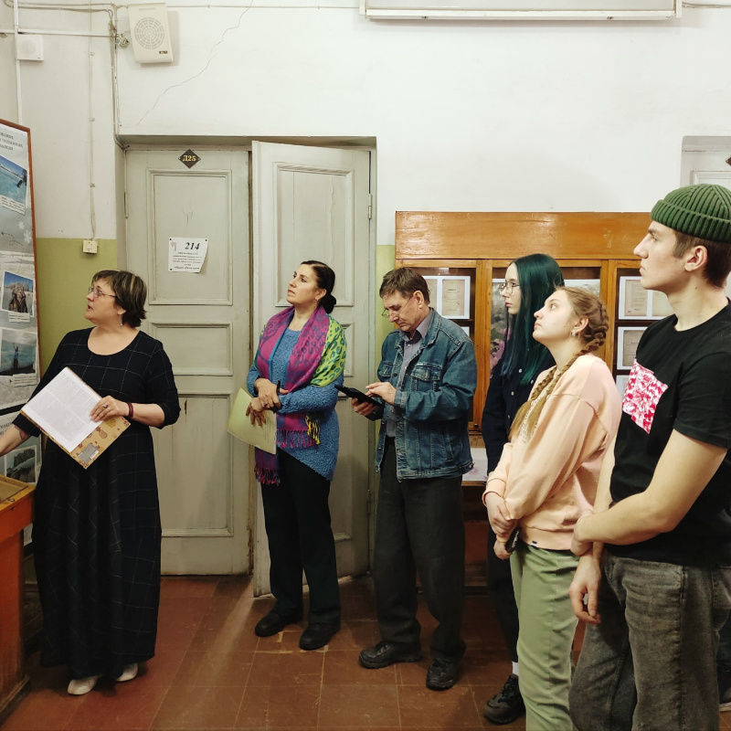 На открытии выставки