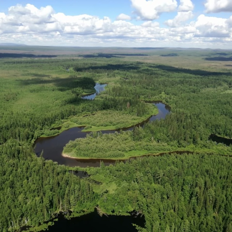 Географический центр бывшего СССР с высоты птичьего полета Географический центр бывшего СССР с высоты птичьего полета