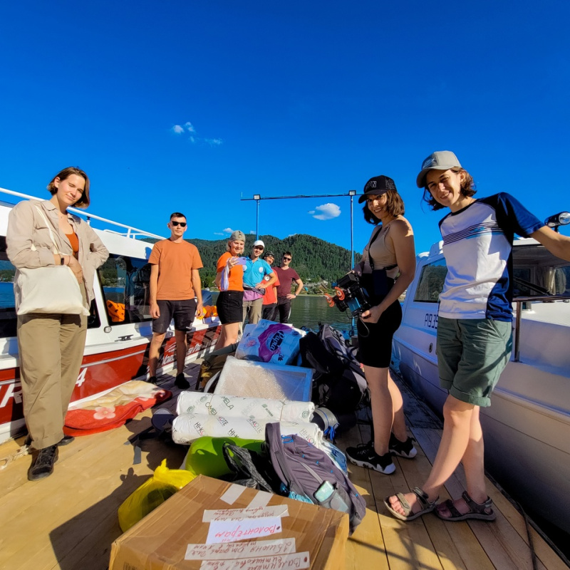 Волонтеры Алтайского биосферного заповедника