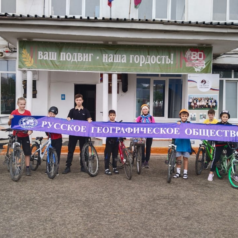 Участники велопробега Участники велопробега