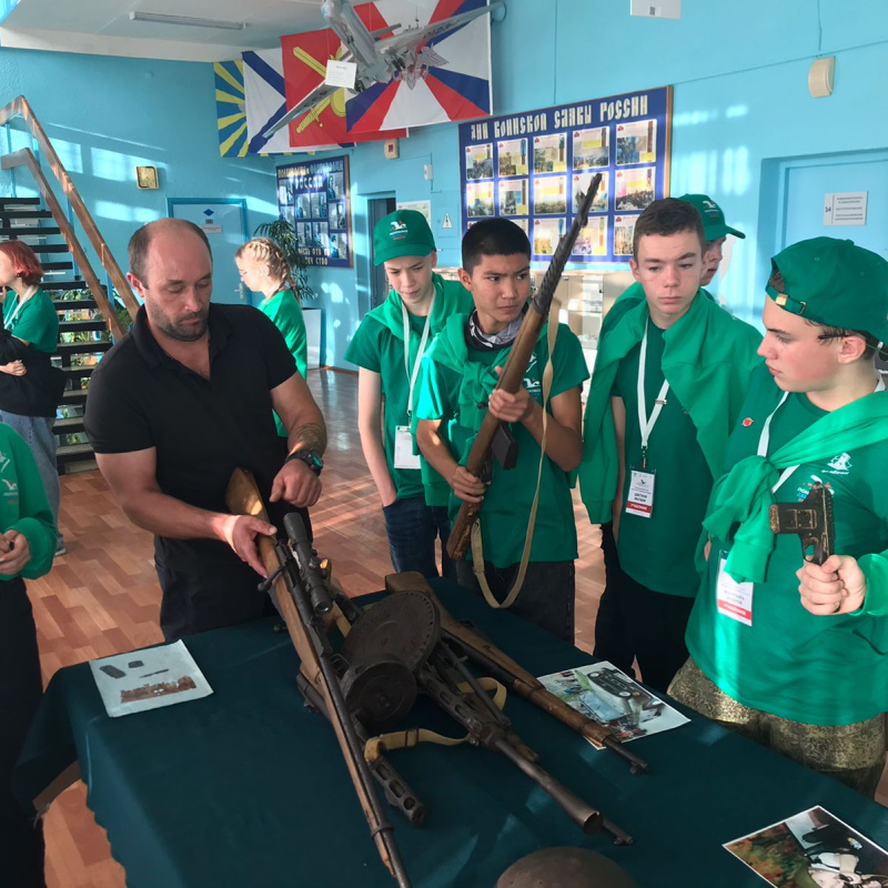 Занятия на выставке