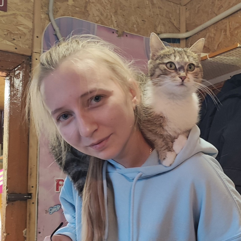 Юля и кошечка Буся Юля и кошечка Буся