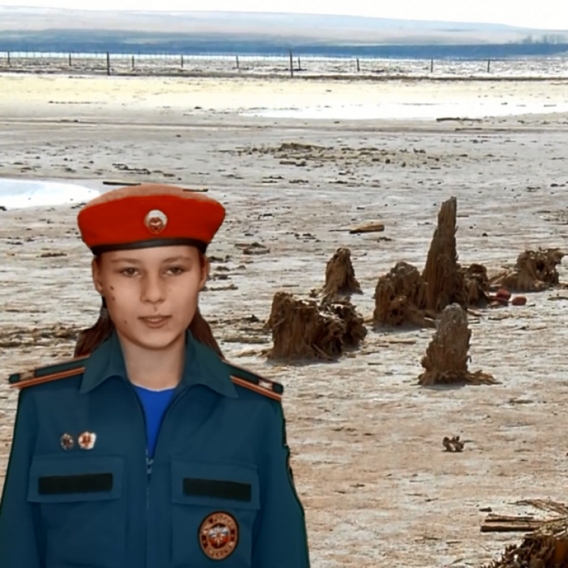 Кадет 5К ГБОУ школы №340 Невского р-на СПб Капошкина Маргарита "Об Астраханских солончаках"