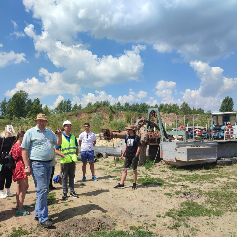 Драга для промывки промышленных песков