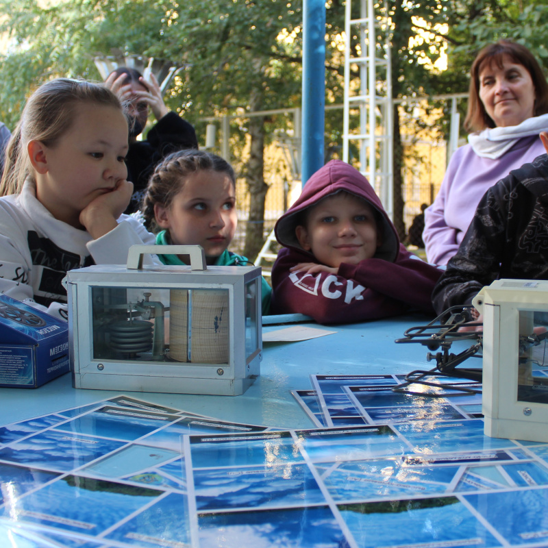 Экскурсия на метеоплощадку СГУ