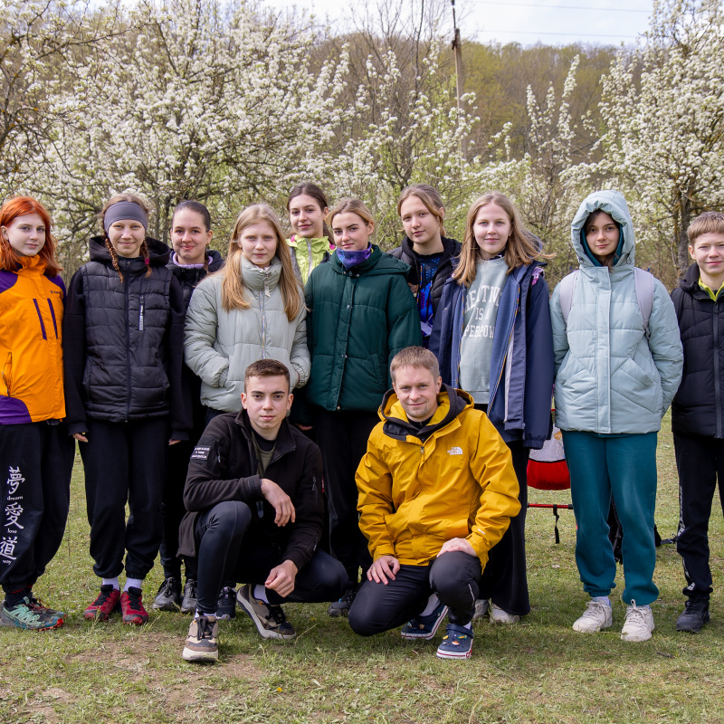 На сборах Молодежный клуб РГО "Очарованный странник"