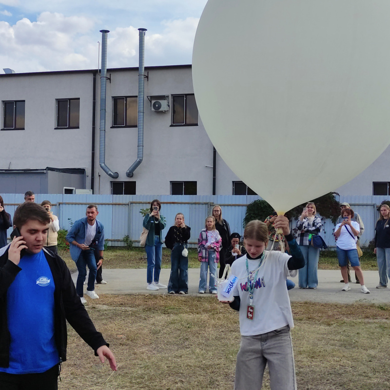 Запуск радиозонда Запуск радиозонда