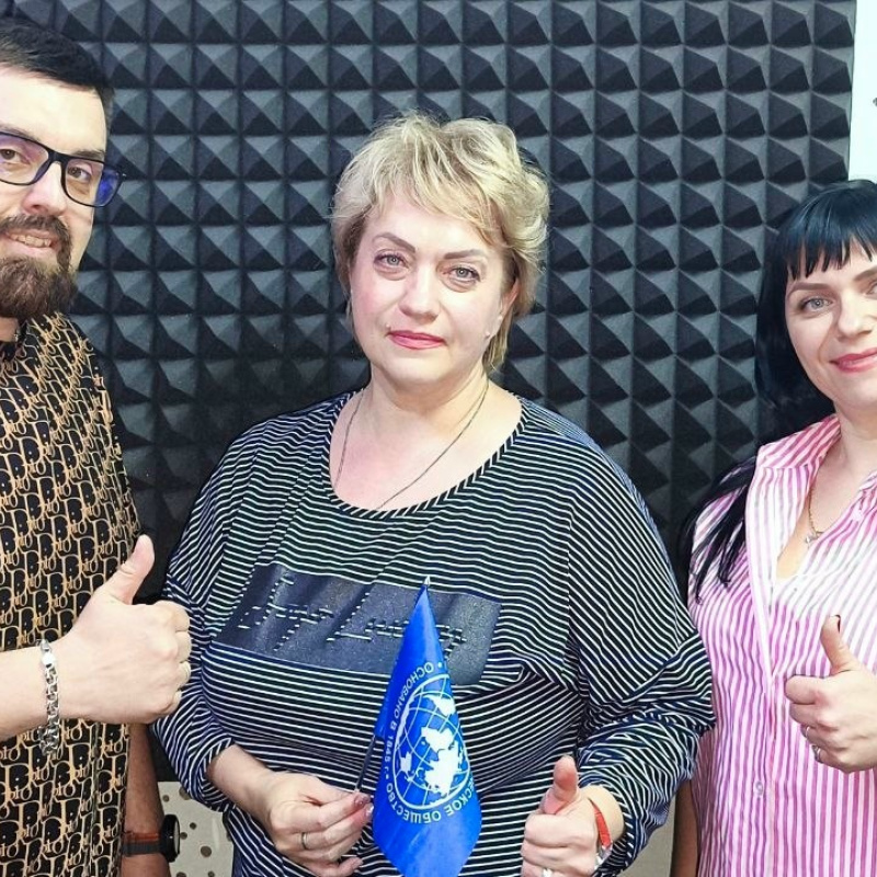 Встреча на радио МЦ РГО ЛНР