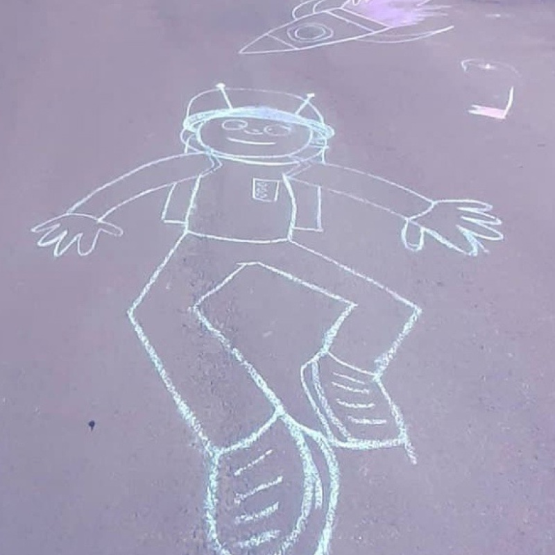 Конкурс рисунка на асфальте