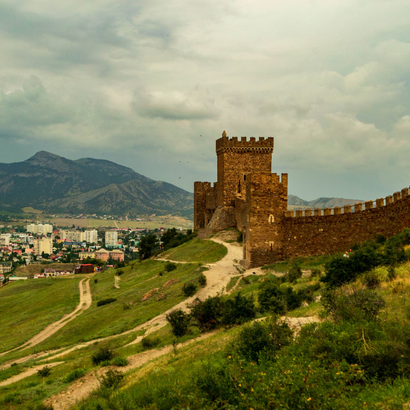 Генуэзская крепость  является исторической частью Судака