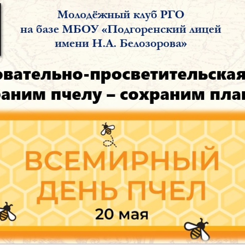 Всемирный День пчёл