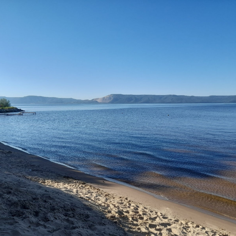 Итальянский пляж в Тольятти. Самарская область, июнь 2022 г. 