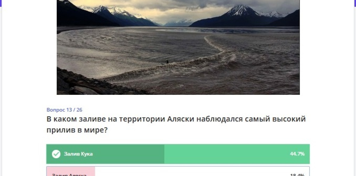 Серия онлайн-викторин "Аляска" Серия онлайн-викторин "Аляска"