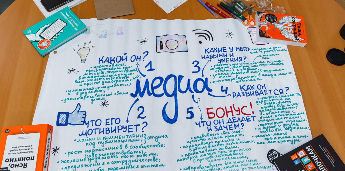 Плакат о медиадобровольчестве
