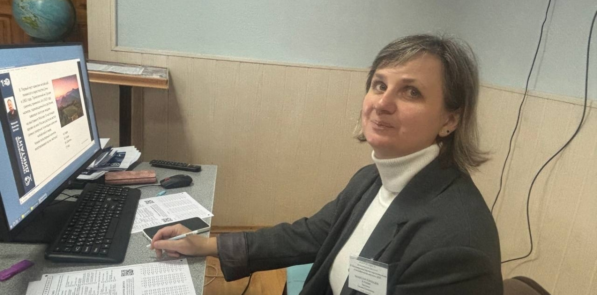 Организатор площадки диктанта - Оксана Закотнюк