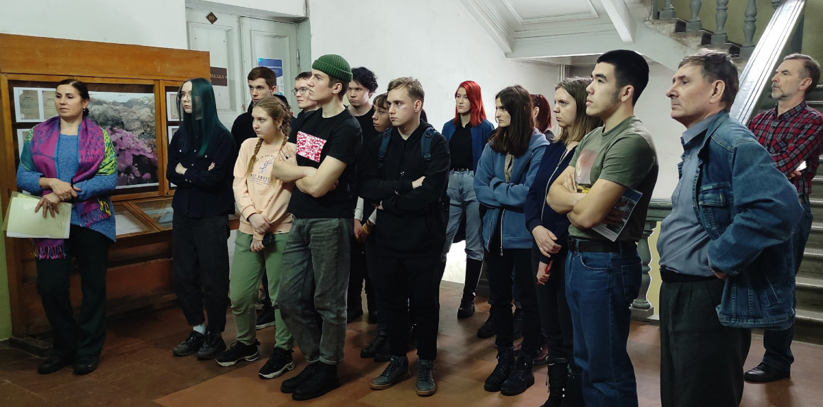 На открытии выставки