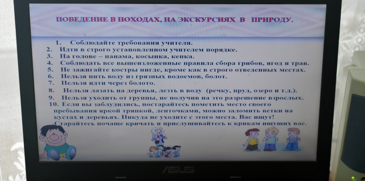 Урок природолюбия