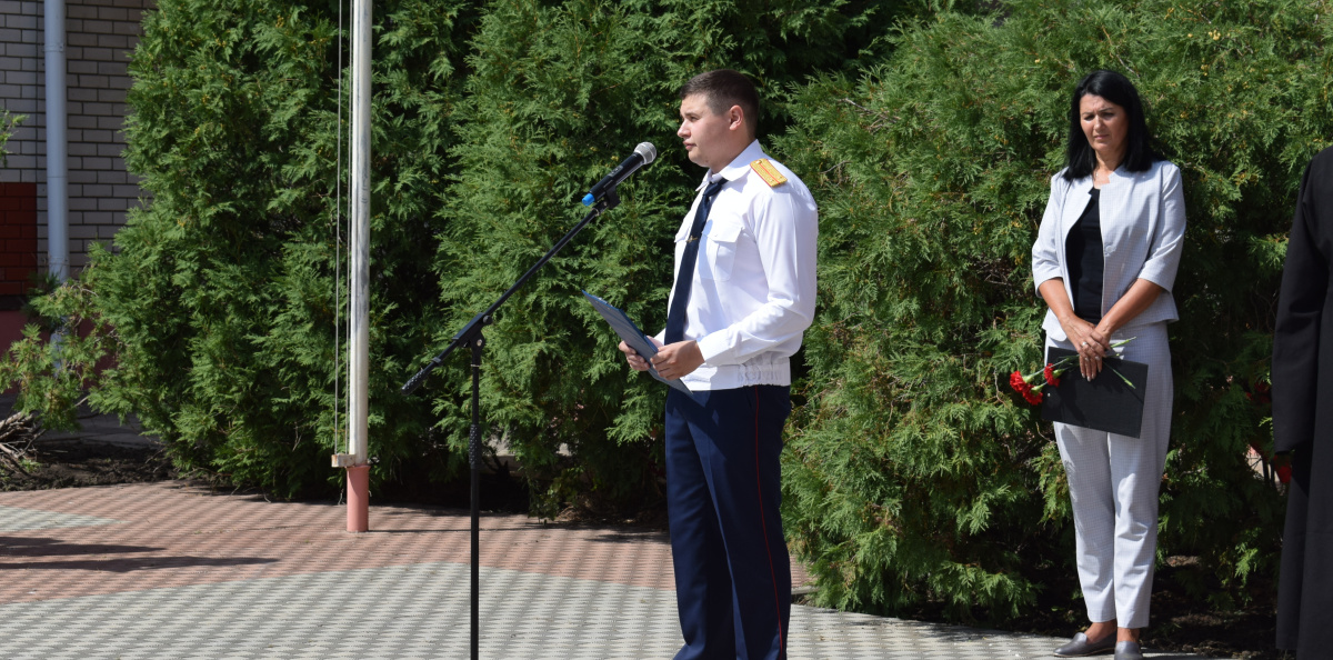 Митинг-реквием в Подгоренском лицее 